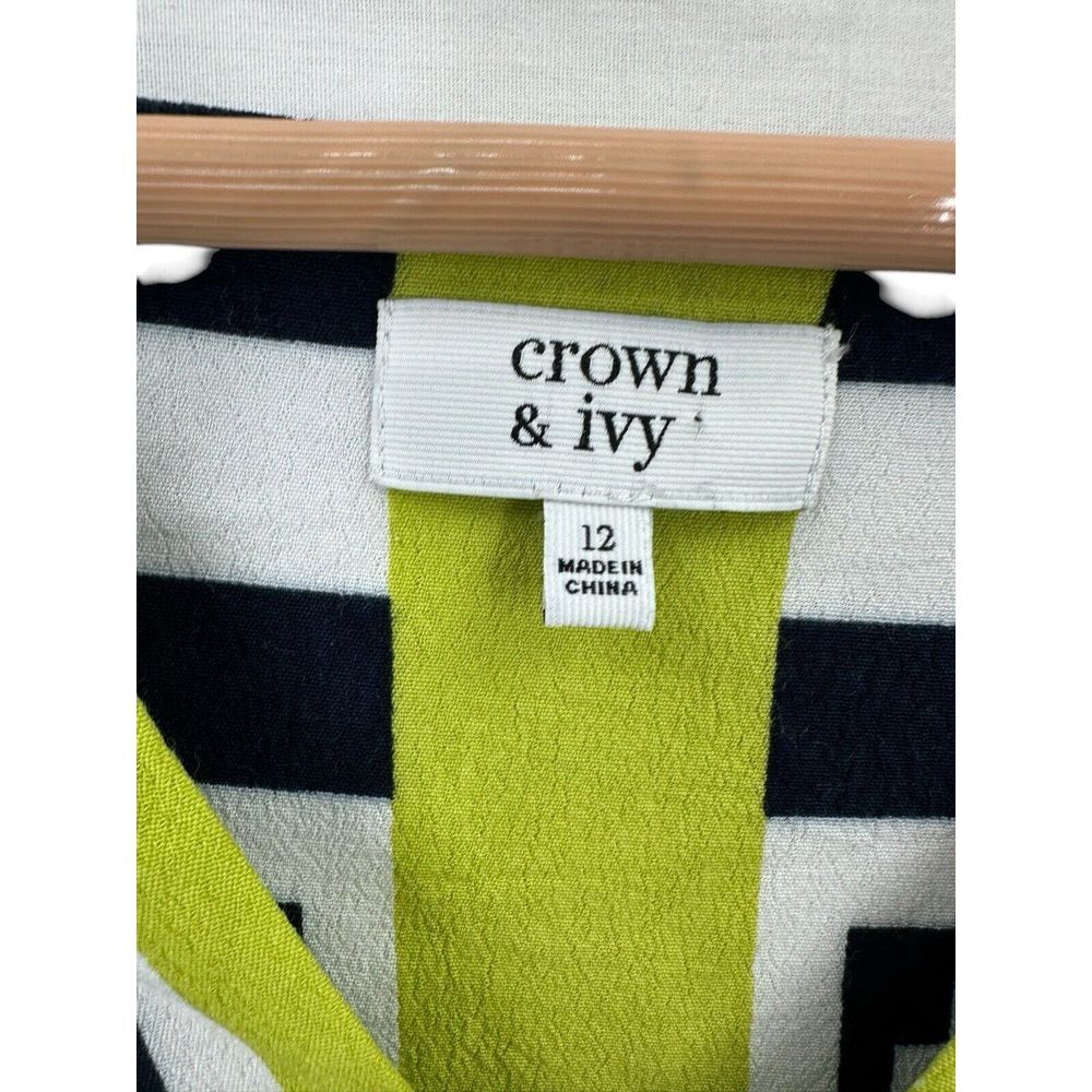 Crown‎ & Ivy Peasant Tunic Womens Size 12 Resort Vacation Cottagecore Boho - Picture 8 of 8